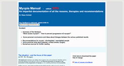 Desktop Screenshot of myopia-manual.de